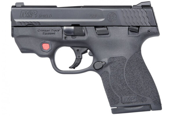 Smith & Wesson M&P9 Shield M2.0 9mm Pistol w/ Integrated Crimson Trace Red Laser, Thumb Safety