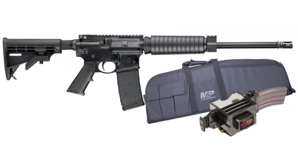 Smith & Wesson M&P15 Sport II 5.56mm Optics Ready Rifle with Caldwell Mag Charger and Duty Serie