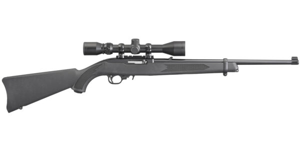 Ruger 10/22 22LR Rimfire Carbine with Weaver 3-9x40mm Riflescope