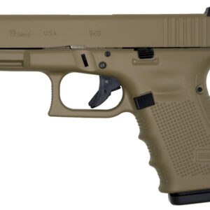 Glock 19 Gen4 9mm 15-Round Pistol with Combat Coyote Tan Cerakote Finish