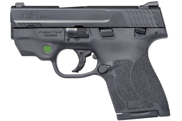 Smith & Wesson M&P9 Shield M2.0 9mm Centerfire Pistol with Integrated Crimson Trace Green Laser