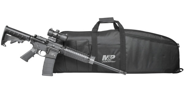 Smith & Wesson M&P15 Sport II OR 5.56mm w/ Duty Series Gun Case and UTG CQB Red/Green T-Dot Opti