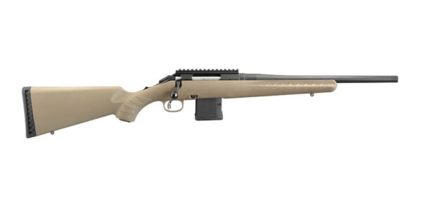 Ruger American Ranch 223/5.56 NATO FDE Bolt-Action Rifle with 10-Round AR-Style Magazine