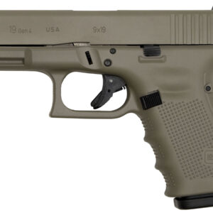 Glock 19 Gen4 9mm 15-Round Pistol with Elite Earth Cerakote Finish
