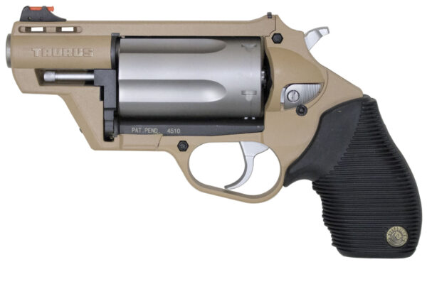 Taurus Judge Public Defender Poly 45/410 Flat Dark Earth Polymer Frame Revolver with St