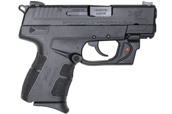 Springfield XD-E 9mm DA/SA Concealed Carry Pistol with Viridian Red Laser