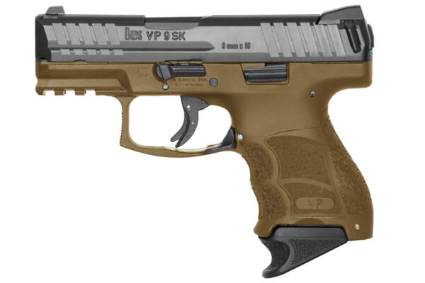 H&K VP9SK 9mm Striker-Fired Pistol with FDE Frame