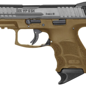 H&K VP9SK 9mm FDE Striker-Fired Pistol with Night Sights and 3 Magazines