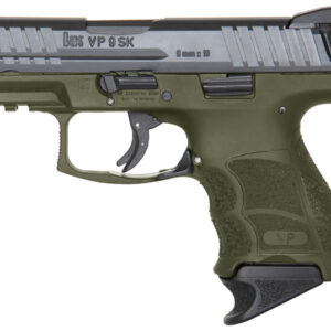 H&K VP9SK 9mm OD Green Striker-Fired Pistol with Night Sights and 3 Magazines