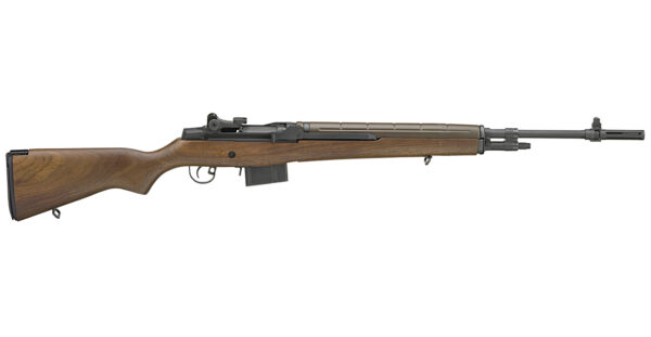 Springfield M1A Loaded 308 with Walnut Stock and Carbon Steel Barrel