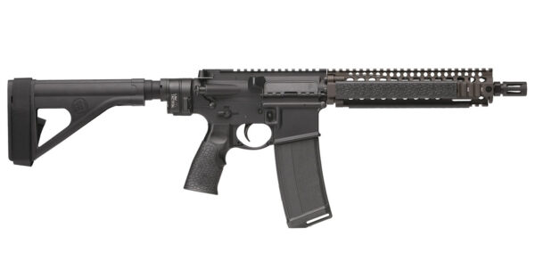 Daniel Defense MK18 Law Tactical 5.56 NATO Pistol with Stabilizing Brace and FDE Rail