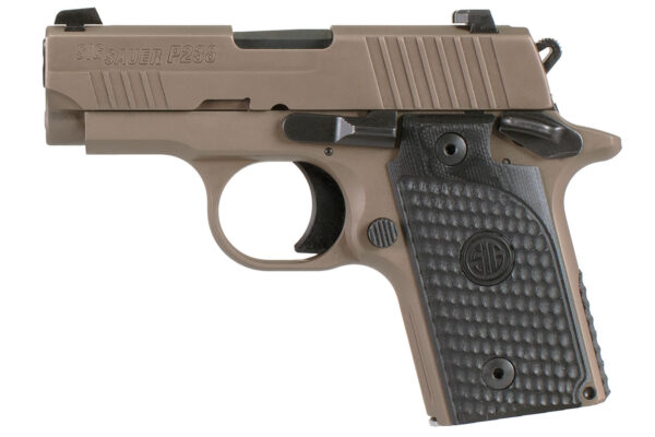 Sig Sauer P238 Emperor Scorpion 380 ACP Flat Dark Earth Pistol  with Night Sights