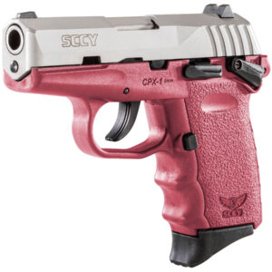SCCY CPX-1 9mm Pistol with Crimson Frame and Stainless Steel Slide