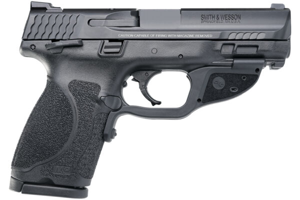 Smith & Wesson M&P40 M2.0 Compact 40 S&W with Thumb Safety and Crimson Trace Green Laserguard