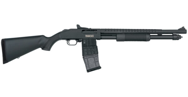 Mossberg 590M 12 Gauge Mag-Fed Pump-Action Shotgun with Heat Shield and 10-Round Magazine