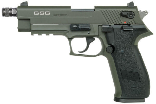 Gsg Firefly 22LR DA/SA OD Green Rimfire Pistol with Threaded Barrel