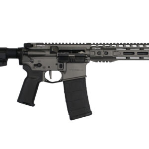 Bg Defense SIPR Type-A 5.56mm Pistol with Shockwave Blade Stock and Tungsten Finish