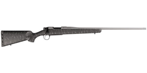 Christensen Arms Mesa 28 Nosler Bolt-Action Rifle with Tungsten Cerakote Finish and Black/Gray Stock (26-Inch Barrel)