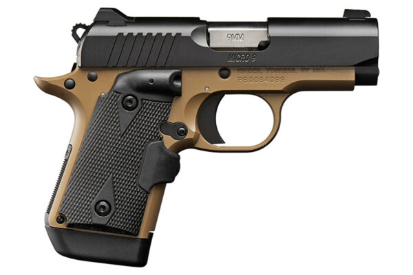 Kimber Micro 9 Desert Night 9mm with Crimson Trace Lasergrips