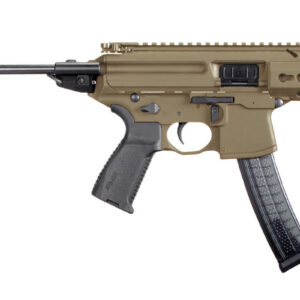 Sig Sauer MPX 9mm Flat Dark Earth (FDE) Semi-Automatic Pistol with Stabilizing Brace