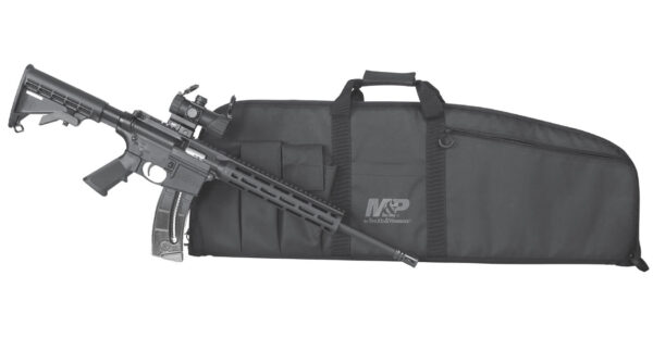 Smith & Wesson M&P15-22 Sport 22LR Rimfire Rifle w/ Red/Green Dot Optic and Duty Series Gun Case