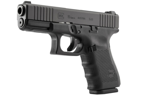 Glock 19 Gen4 9mm 15-Round Pistol with Front Serrations and Night Sights