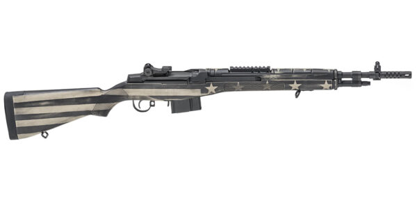 Springfield M1A Scout Squad 308 with Sand/Black American Flag Stock