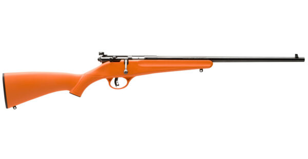 Savage Rascal Youth 22LR Bolt Action Rimfire Rife with Orange Stock