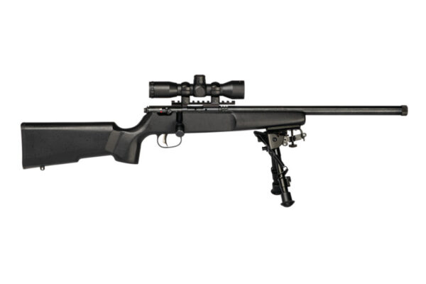 Savage Rascal Target XP 22LR Bolt Action Rimfire Rifle with Scope and Bi-Pod