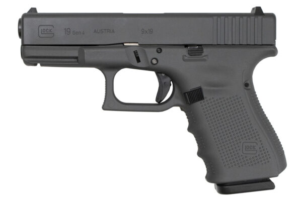 Glock 19 Gen4 9mm 15-Round Pistol with Sniper Gray Finish