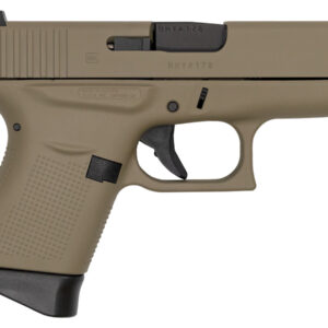 Glock 43 9mm Flat Dark Earth Cerakote Single Stack Pistol