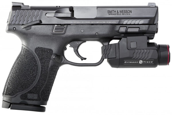 Smith & Wesson M&P9 M2.0 Compact 9mm Pistol with Crimson Trace Rail Master Universal Tactical Light
