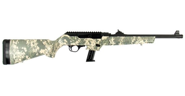 Ruger PC Carbine 9mm with Synthetic Digital Camo Stock and Threaded Barrel