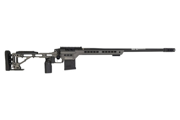 Masterpiece Arms 6.5 Creedmoor Precision Rifle with Tungsten Cerakote Hybrid Chassis