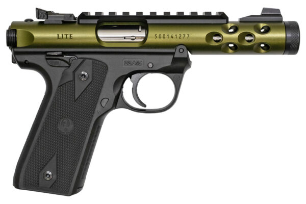 Ruger Mark IV 22/45 Lite 22 LR Green Anodized with Threaded Barrel