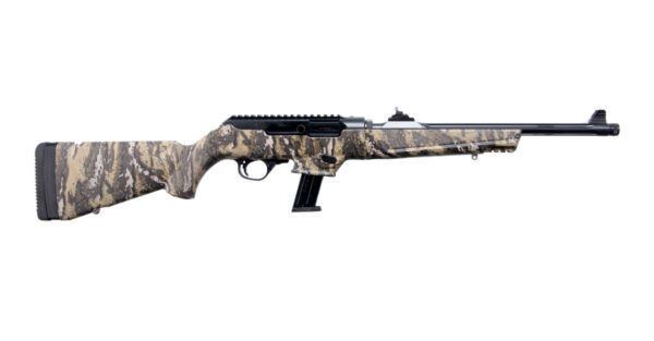 Ruger PC Carbine 9mm with Dissolve Camo Dip Stock and Threaded Barrel