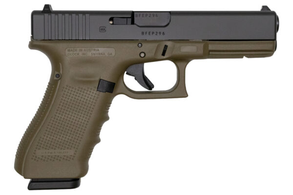 Glock 17 Gen4 9mm 17-Round OD Green Pistol