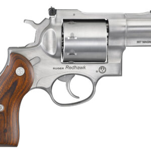 Ruger Redhawk 357 Mag Satin Stainless Revolver with Hardwood Grips