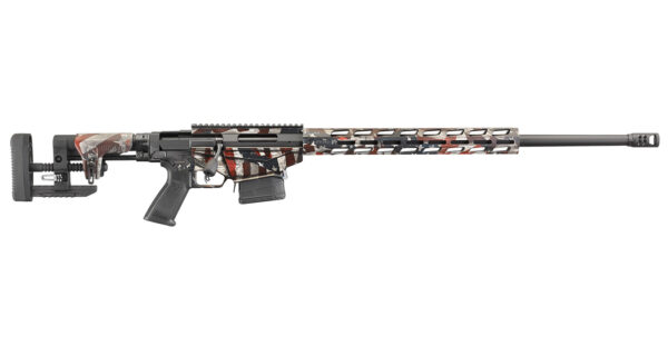 Ruger Precision Rifle 6.5 Creedmoor Bolt-Action Rifle w/ Battle Worn American Flag