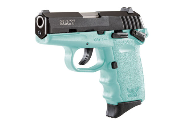 SCCY CPX-1 9mm Pistol with Blue Frame and Black Nitride Finish