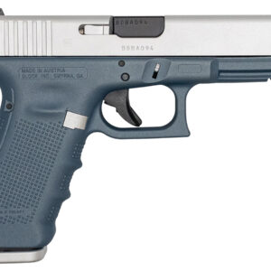 Glock 17 Gen4 9mm 17-Round Pistol with Cerakote Titanium Blue Finish