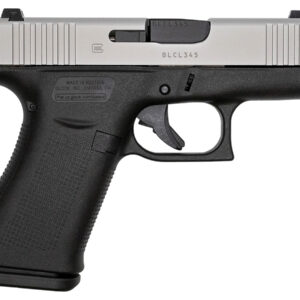 Glock 43X 9mm 10-Round Pistol with Silver Slide and Glock Night Sights