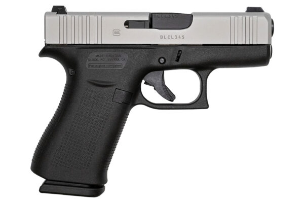 Glock 43X 9mm 10-Round Pistol with Silver Slide and Glock Night Sights