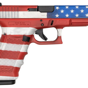 Glock 17 Gen4 9mm 17-Round Pistol with American Flag Cerakote (Made in USA)