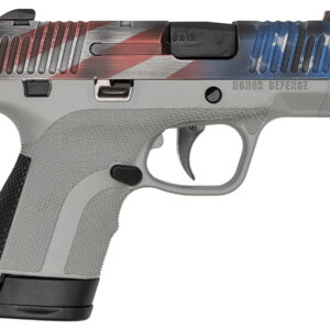Honor Defense Honor Guard 9mm Sub-Compact Pistol with Gray Frame and USA Cerakote Slide