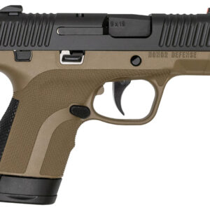 Honor Defense Honor Guard 9mm Sub-Compact Pistol with FDE Grip Frame