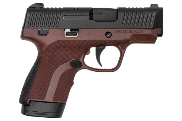 Honor Defense Honor Guard 9mm Sub-Compact Pistol with Mahogany Grip Frame