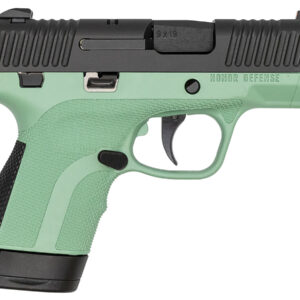 Honor Defense Honor Guard 9mm Sub-Compact Pistol with Turquoise Grip Frame
