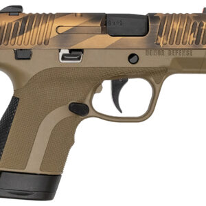 Honor Defense Honor Guard 9mm Sub-Compact Pistol with FDE Frame and Bronze USA Cerakote Slide