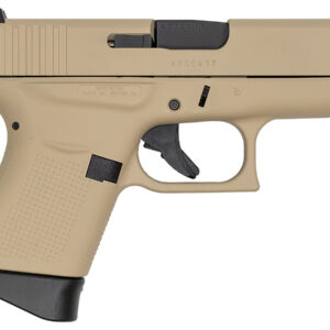 Glock 43 9mm Desert Tan Cerakote Single Stack Pistol (Made in USA)